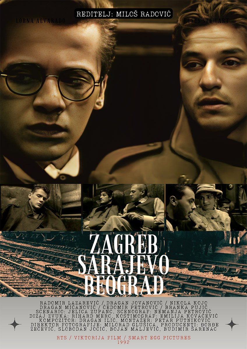 Zagreb – Beograd preko Sarajeva poster